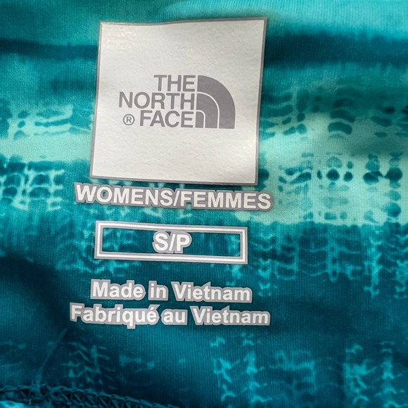 The North Face Echo Lake Halter Dress Turquoise Tie Dye Small Summer Travel - Picture 2 of 13